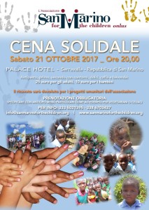 Locandina cena solidale 2017